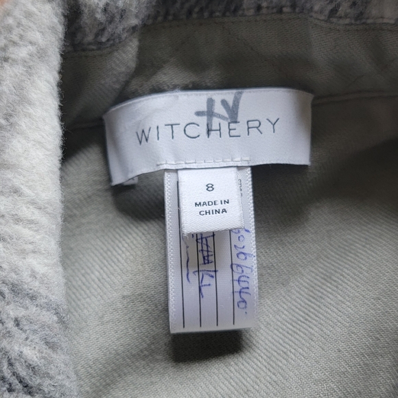 Witchery Women's 8 Medium Plaid Oversize Shacket Jacket Transitional Fall - Picture 2 of 6